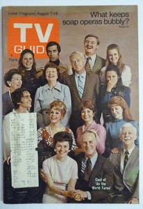 Puget Sound August 7 TV Guide 1971 Ted Knight AS THE WORLD TURNS Swoosie Kurtz - Picture 1 of 2