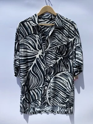 Jams World 1964 estampado Zeleef manga corta abotonada M Foto 1 de 4