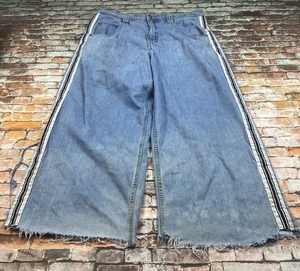 Alab Jeans Erwachsene 40 Blau Rave Baggy 29" Wide Leg Hip Hop Skater Vintage Y2K Herren - Bild 1 von 19