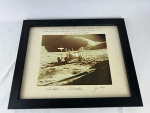 Apollo 15 Autographed Mission Photo 1971 - Scott, Worden & Irwin RARE READ - Bild 1 von 11