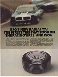 1971 PONTIAC TRANS AM ~ ORIGINAL BF GOODRICH AD - Imagen 1 de 1