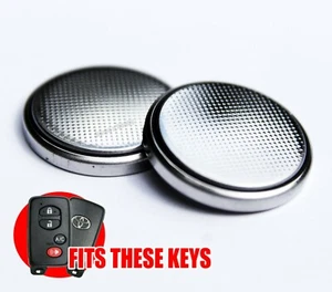 Toyota Yaris Replacement Battery for 2/3/4 Button Key Fob / Remote (2 Batteries) - Picture 1 of 1