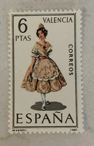 Spain Folk Costume Valencia 1971 MNH - Picture 1 of 1
