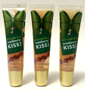 3 NEUE BAD UND KÖRPER FUNKTIONIERT ALLES, WAS ICH WILL IST EIN CRANBERRY KUSS LIPPENGLANZ JE 0,47 OZ - Bild 1 von 3