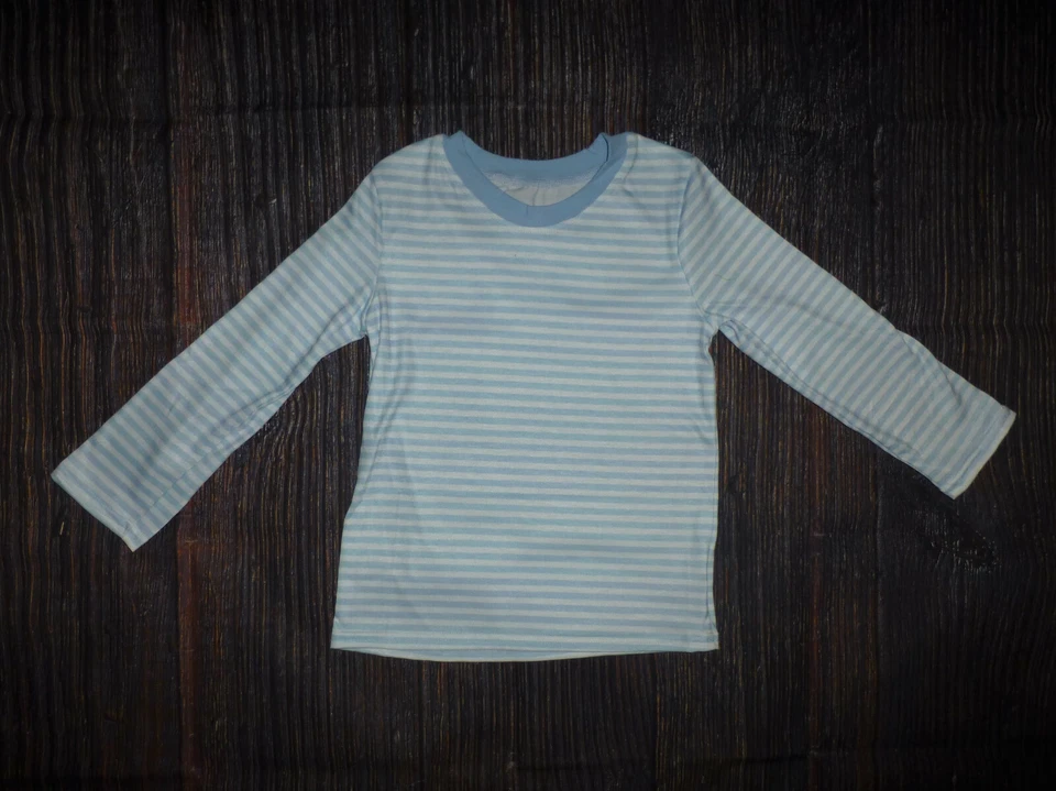 NEW Boutique Boys Blue Striped Long Sleeve Shirt - Image 1 of 1