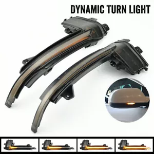 Amber Sequential LED Turn Signal Light Mirror Indicator for Audi A4 A5 S5 A3 Q3 - Picture 1 of 10