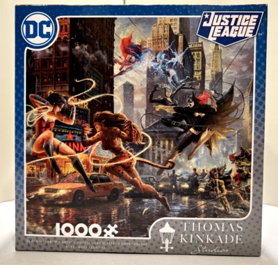 CEACO Thomas Kinkade DC Comics Justice League "Women of DC" 1000 pc. Puzzle - Image 1 of 4