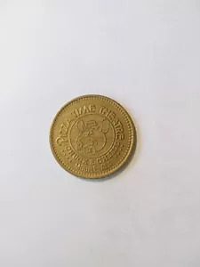 Rare 1981 MOBILE ALA "PLAY VALUE" Chuck E Cheese PizzaTime City TOKEN COIN - Picture 1 of 2