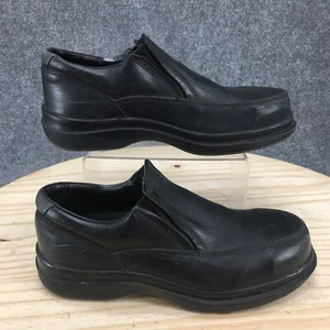 Red Wing Shoes Mens 8.5 D Slip On Loafers Black Leather Casual Steel Toe Low - Picture 1 of 16