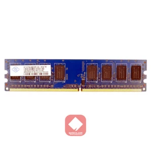 Nanya Ram DDR2 DDR-2 800Mhz 1gb PC2-6400U 1Rx8 NT1GT64U88D0BY-AD - Foto 1 di 2