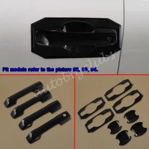 For Toyota Tundra 2022-2023 Black Door Handle Bowl Cup Cover Trims Accessories - Picture 1 of 8