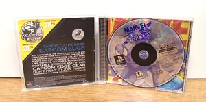 CIB mit REG - Marvel vs. Capcom: Clash of Super Heroes (Sony PlayStation 1, 2000) - Bild 1 von 13