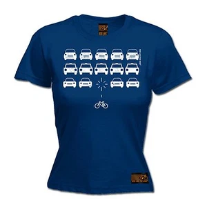 Bike Invaders Damen T-SHIRT Fahrrad Radfahren Her Retro Spiel lustig Geschenk Geburtstag - Bild 1 von 10