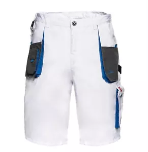 Professional Painters Decorators White-BLUE Work Shorts Trousers - Picture 1 of 4