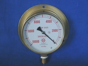 Medidor de vacío Daiichi Keiki 20609162, cara de 4" - Imagen 1 de 3