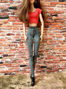 Bouutique Schiefer Jeggings für Mohn Puppe 12 Zoll - Bild 1 von 4