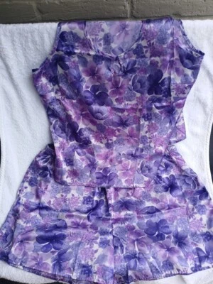 Sexy Sensual Cacique Pajamas Set Womens Size 18 / 20 Purple - Image 1 of 3