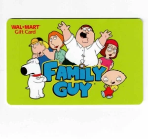 Walmart Gift Card - Family Guy Show - VL5332 - Collectible - No Value - Picture 1 of 2