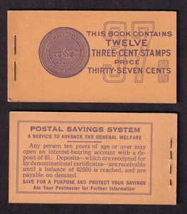 1932 Washington 3c purple BK84 booklet (2 panes Sc 720b) MNH complete CV $125 - Picture 1 of 1