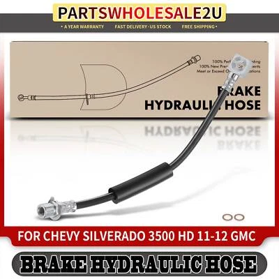 Rear Left Outer Brake Hydraulic Hose for Chevrolet Silverado 3500 HD 2011-2012 - Image 1 of 4