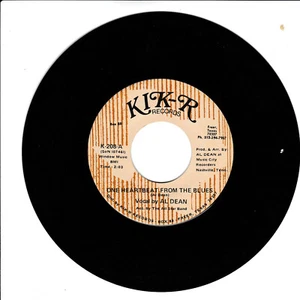 AL DEAN One Heartbeat From The Blues VG(+) 45 RPM   - Picture 1 of 2