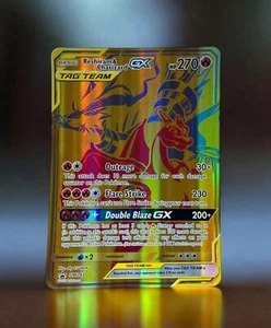 Carta Pokemon Jumbo - Reshiram & Charizard GX - SM247 - Promo Stella Nera - Foto 1 di 3