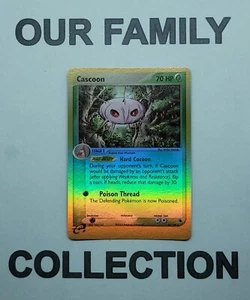 2003 Pokemon E Series Card - EX Ruby & Sapphire - Reverse Holo - CASCOON 26/109 - Picture 1 of 4