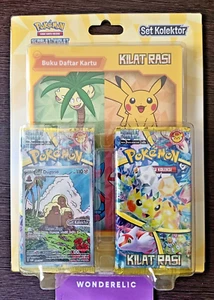 Pokemon Set da Collezione SV8S Scintille Urgenti Kilat Rasi Blister Indonesia Alolan - Foto 1 di 4