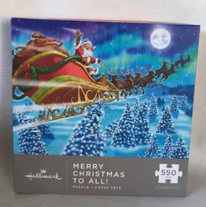Hallmark puzzle Buon Natale a tutti 550 pz 18 x 24 pezzi sigillato nuovo - Foto 1 di 2