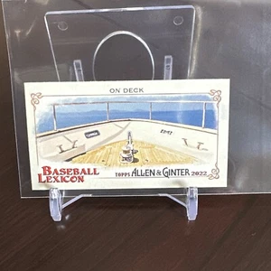 2022 Topps Allen & Ginter Mini Baseball Lexicon #BL-10 On Deck - Picture 1 of 2