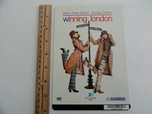 WINNING LONDON - THE OLSEN TWINS - BLOCKBUSTER VIDEO BACKER CARD 5"X8" - Bild 1 von 3