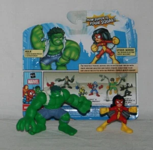 marvel super hero squad hulk spider-woman - Picture 1 of 2