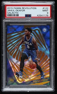 2015 Panini Revolution Rookies Galactic Jahlil Okafor #122 PSA 9 MINT Rookie RC