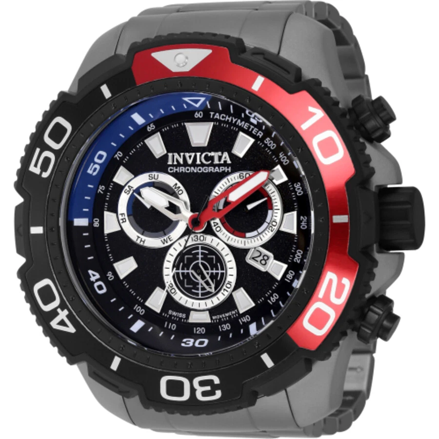 Invicta TI-22 Chronograph Quartz Black Dial Men's Watch 40107