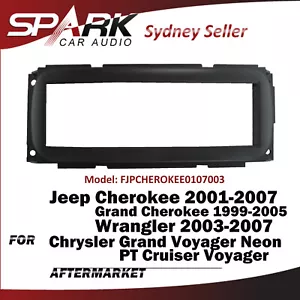 Kit de cara CP individual DIN panel banda tablero para Chrysler Grand Voyager 2001-2007 - Imagen 1 de 1