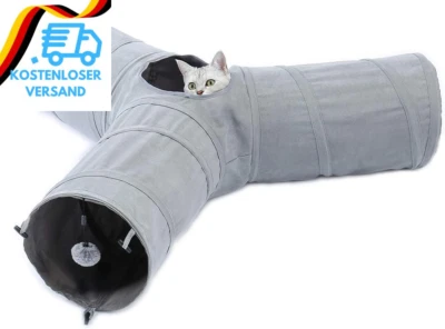 BESUCHE DEN PAWZ ROAD-STORE PAWZ Road Schön Faltbar Katzentunnel Katzenspielzeug Mit Ball Rascheltunnel Für