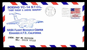 Boeing YC-14 S.T.O.L. 1976 VUELO DE PRUEBA - CENTRO DE INVESTIGACIÓN DE VUELO DE LA NASA (ESP#3867) - Imagen 1 de 1