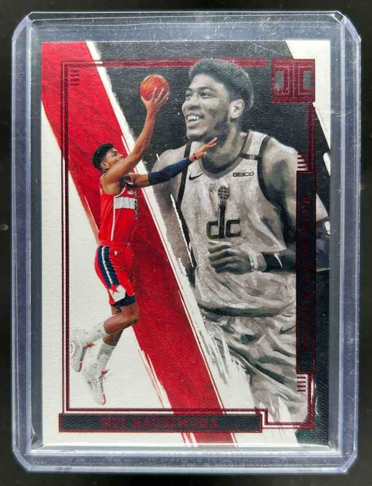 2021-22 Impeccable Rui Hachimura Asia #1 Wizards - Image 1 of 2