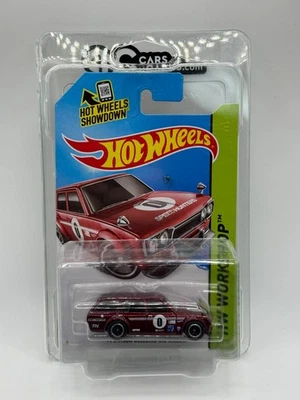 2014 Hot Wheels HW Workshop Datsun Bluebird 510 Super Treasure Hunt W/Protector - Image 1 of 4
