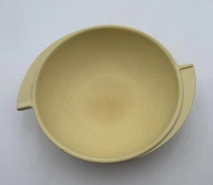 Vintage Atomic Boontown Pale Yellow 8” Winged Melmac Melamine Serving Bowl 604 - Picture 1 of 7