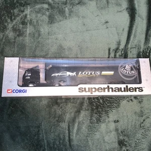 CORGI SUPERHAULERS 1:64 SCALE 59547 VOLVO RACE TRANSPORTER LOTUS SPORT BOXED - Picture 1 of 6