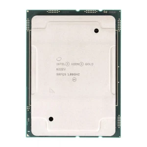 Processeur cache Intel Xeon Gold 6222V (SRFQ5) 1,80 GHz 20 cœurs LGA3647 115 W 27,5 Mo - Photo 1/1