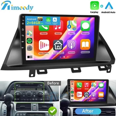 For Honda Odyssey 2005-2010 Android 15 Car Stereo Radio GPS NAVI WIFI BT Carplay - Image 1 of 4