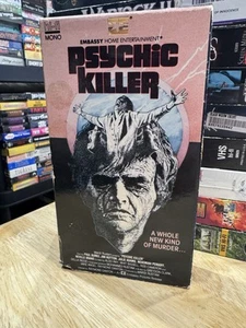 Psychic Killer VHS Embassy 1975 Cult Horror Movie Jim Hutton Paul Burke - Picture 1 of 5