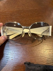 CHANEL White Rimless Sunglasses - Picture 1 of 5