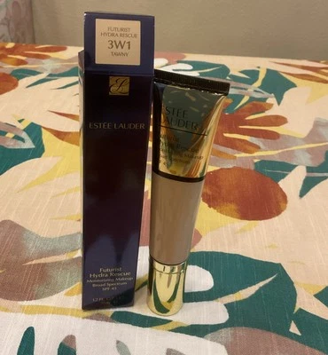 Estee Lauder Futurist Hydra Rescue Moisturizing Makeup SPF 45 3W1 Tawny  New - Image 1 of 4