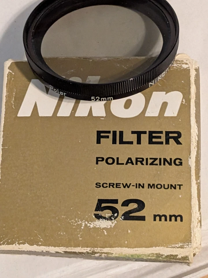 NIKON 52MM POLAR POLARIZING CAMERA LENS FILTER (OPEN BOX) Vintage - Image 1 of 3