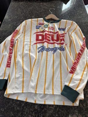 Deus  deus ex machina Deus Mesh Shirt Motorcycle Shirt Jersey NWT Med - Image 1 of 4