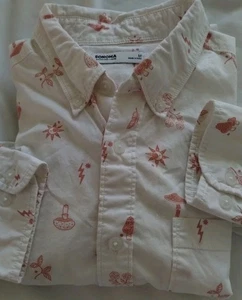 CAMISA HOMBRE SONOMA BLANCA ESTAMPADA CORTE CLÁSICO FLEX ELÁSTICA MANGA LARGA ABOTONADA M - Imagen 1 de 12