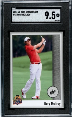 2014 Upper Deck 25 aniversario #53 Rory Mcilroy SGC 9,5 Foto 1 de 2